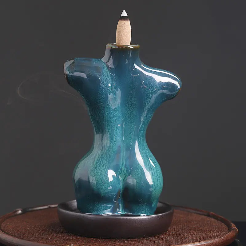 Ceramic Waterfall Incense Burner