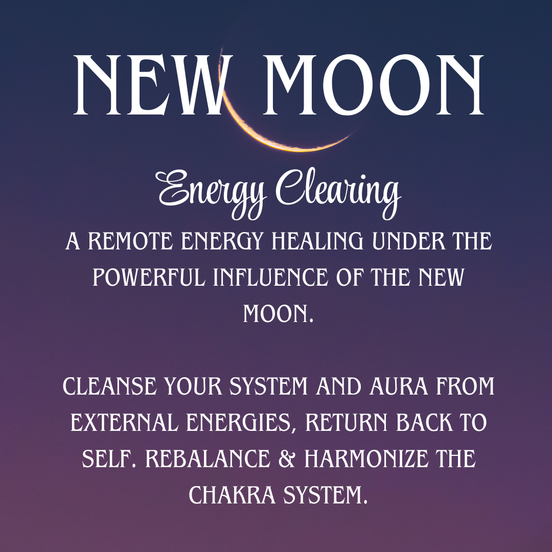 NEW MOON Energy Clear & Chakra Rebalancing - August 13