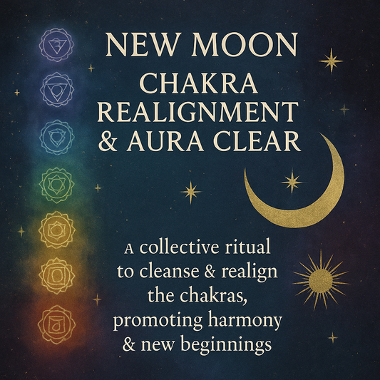 NEW MOON Chakra Realignment & Aura Cleanse ~ Collective Energy Healing