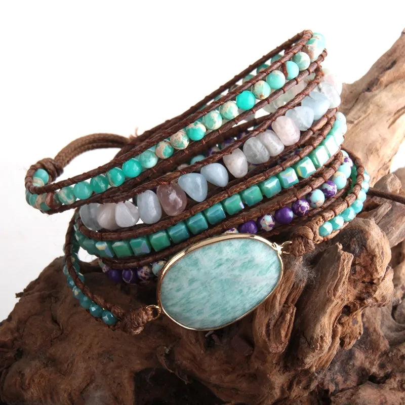 Bohemian Natural Stone Bracelet