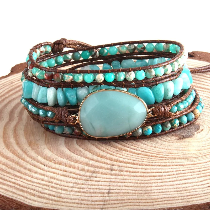 Bohemian Natural Stone Bracelet