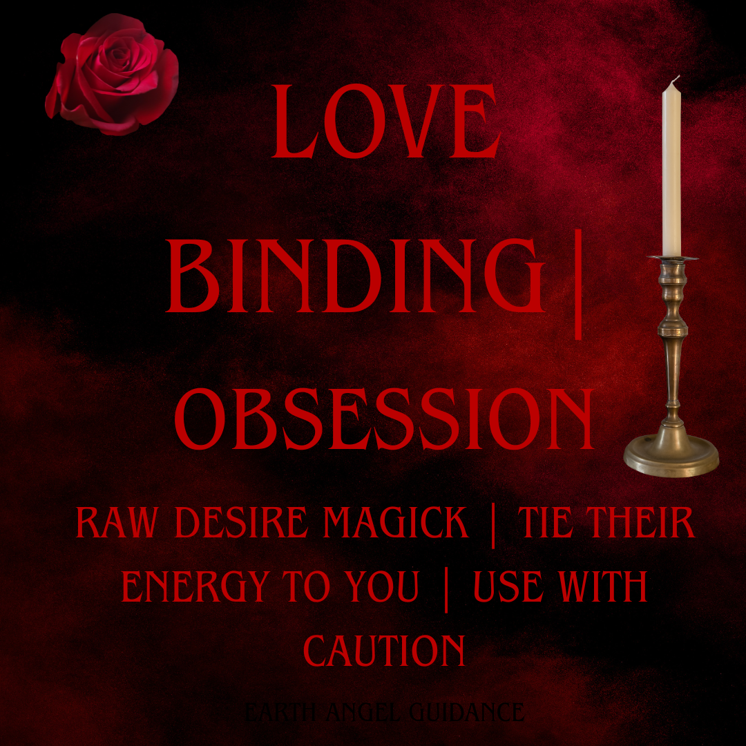 Love Binding Spell | Obsession Spell | Tie Their Energy to You | Powerful, Raw, Desire Magick