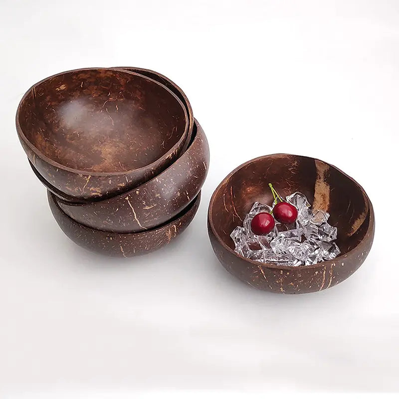 Coconut Bowl + Spoon Tableware Set