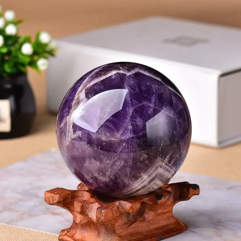 Crystal Ball - Amethyst / Tigers Eye / Rose Quartz / Obsidian