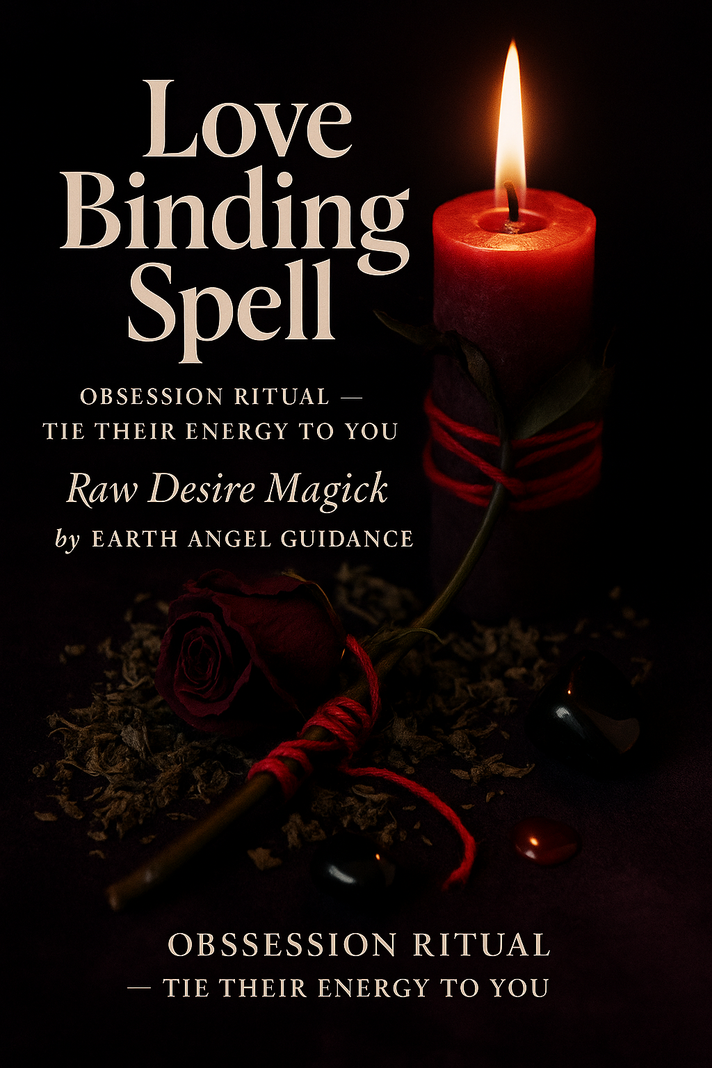 Love Binding Spell | Obsession Spell | Tie Their Energy to You | Powerful, Raw, Desire Magick