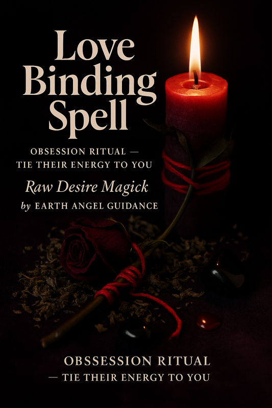 Love Binding Spell | Obsession Spell | Tie Their Energy to You | Powerful, Raw, Desire Magick