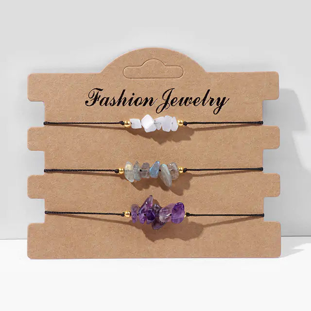 Natural Crystal Bracelets