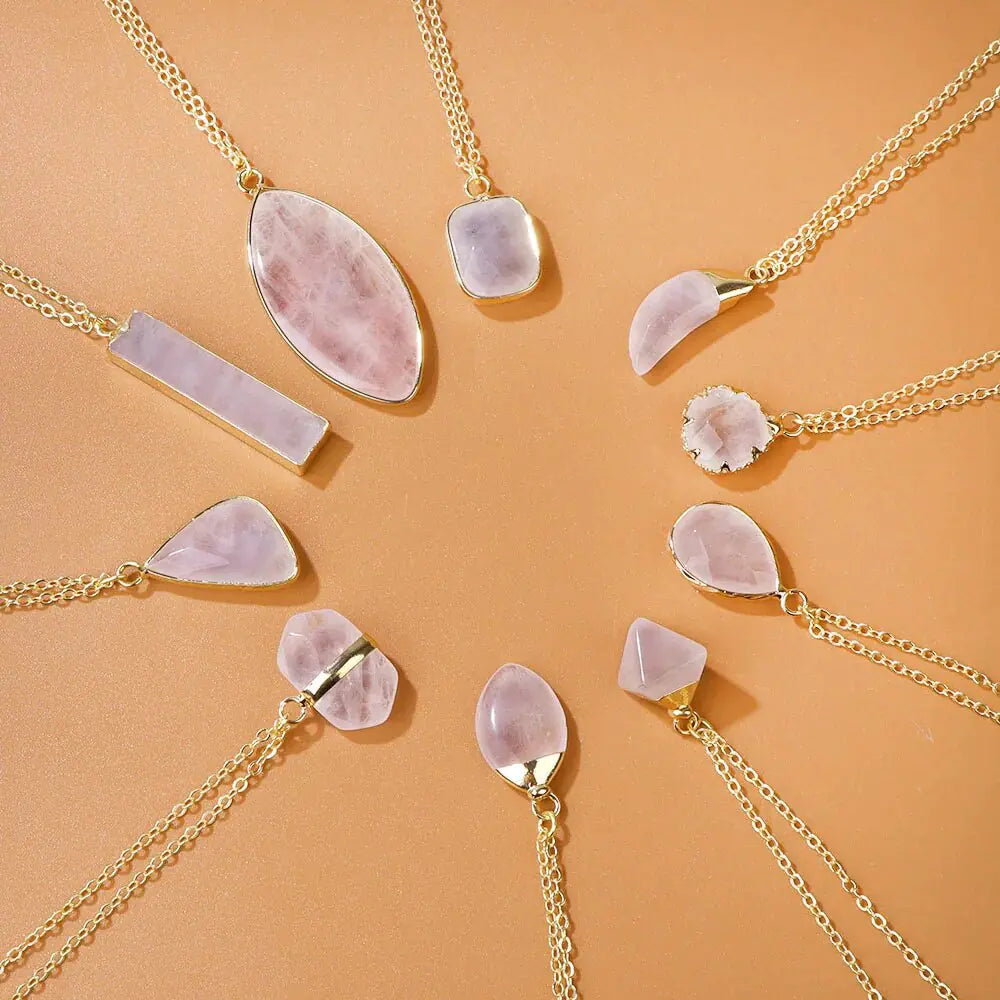 Rose Quartz Necklaces