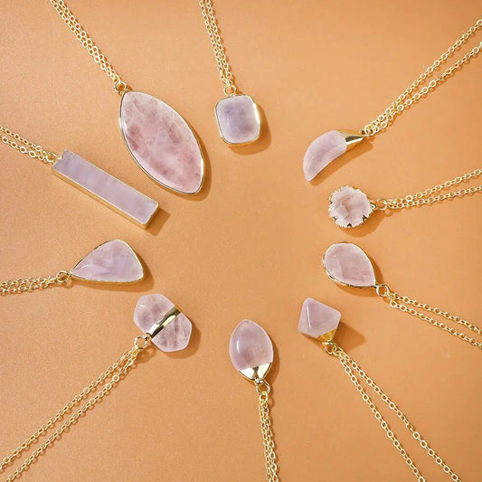 Rose Quartz Necklaces