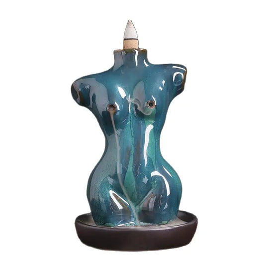 Ceramic Waterfall Incense Burner