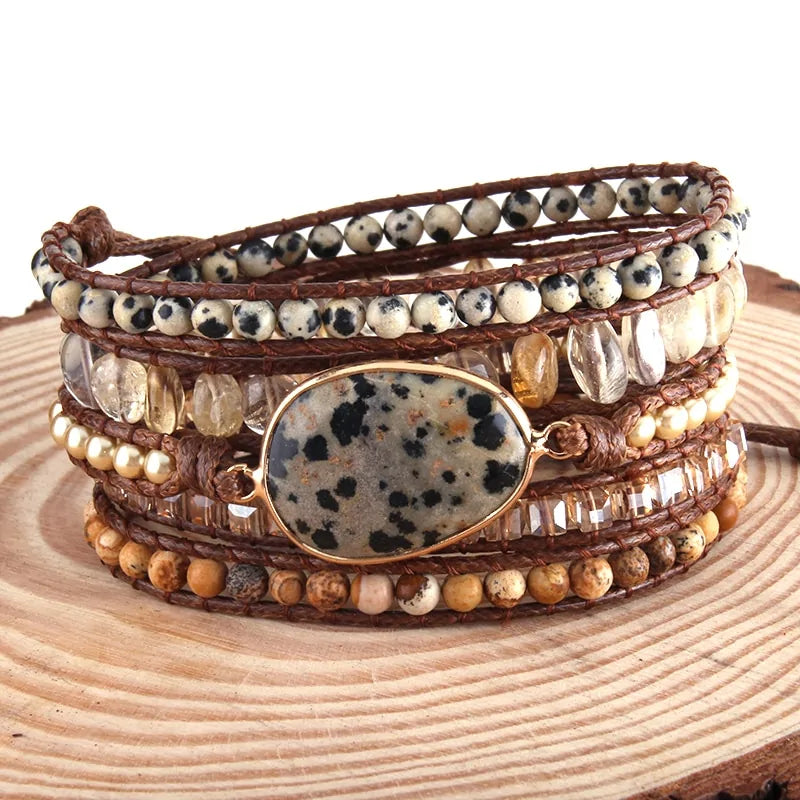 Bohemian Natural Stone Bracelet