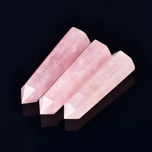 Rose Quartz Crystal Generator Tower