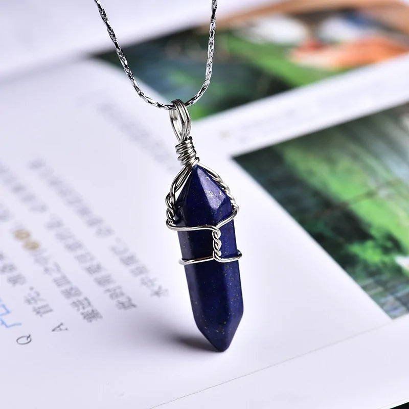 Natural Crystal Point Pendant